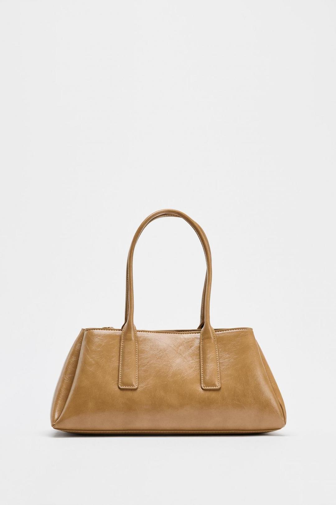 스페인샵 자라 크랙클 효과 시티백 6348/510 BEIGE
