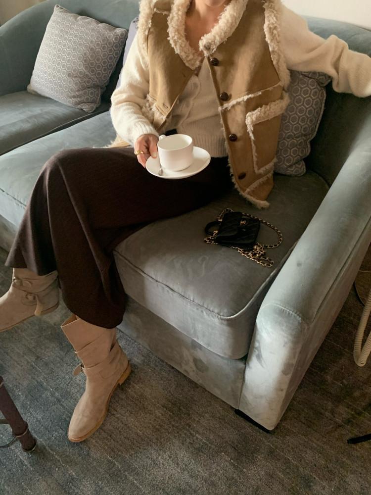 [뮤즈] 리버티 24fw 스트라이프 롱 스커트 (2color)