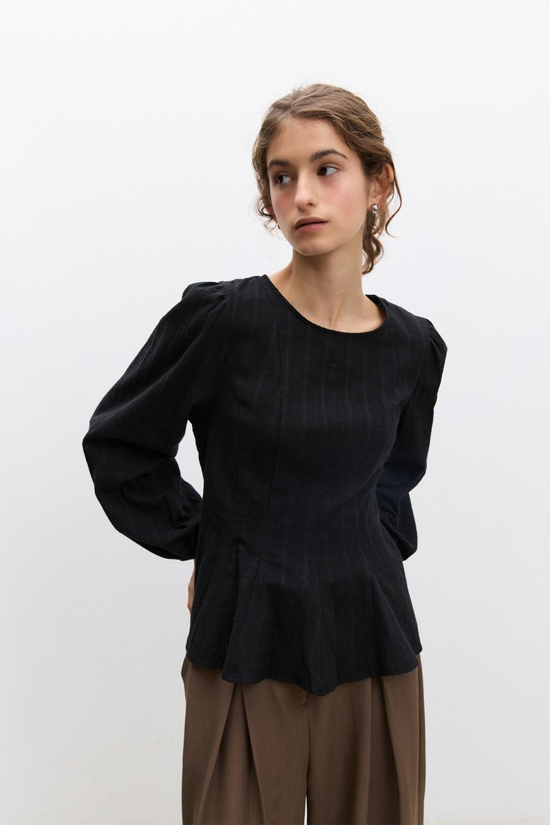FW(기모버전)Wonder Blouse / Black