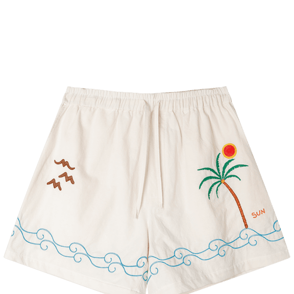 SUN BEACH SHORT IVORY