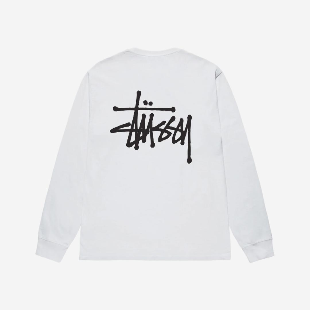 Stussy Basic Stussy LS T-Shirt White 2024