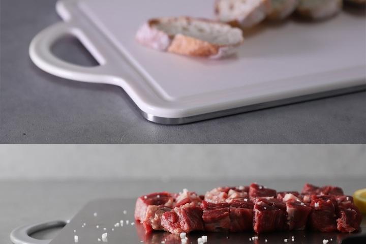색배임없는 논슬립 304 스테인레스+PP 양면도마