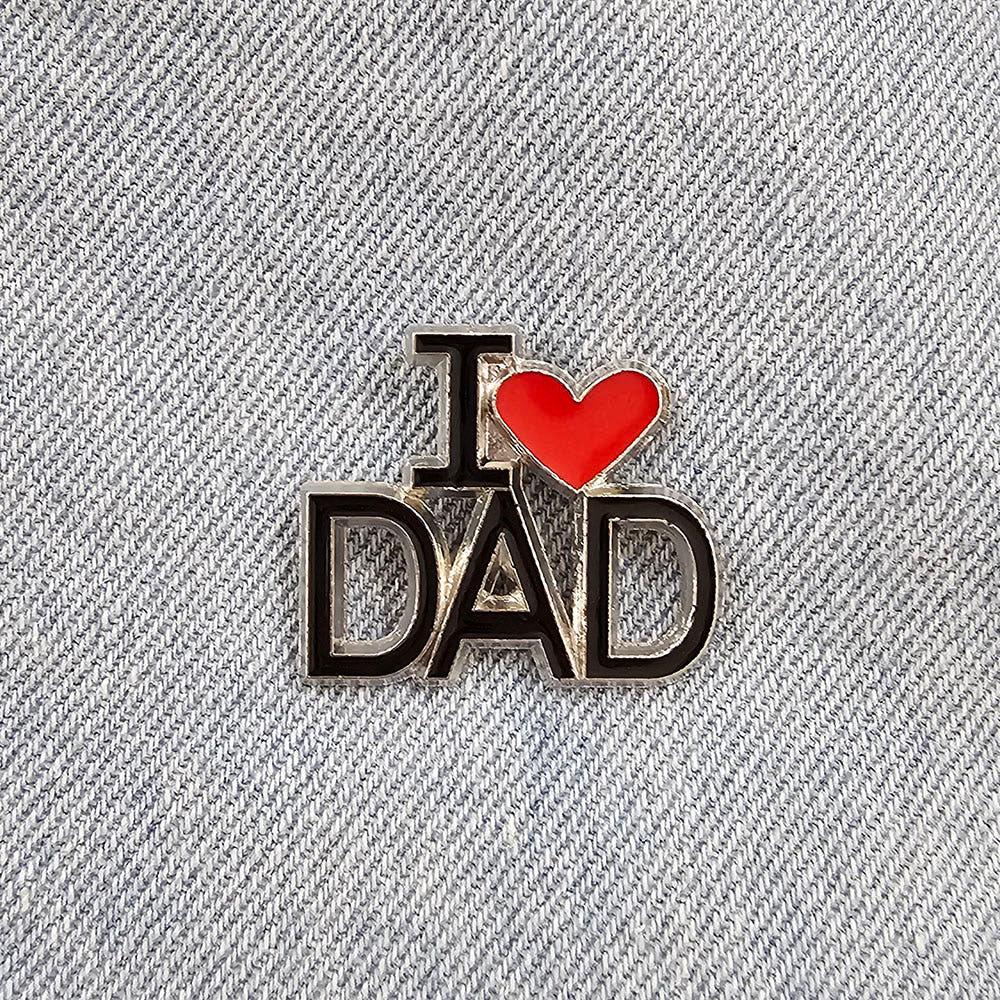 BC618 I love dad 아버지 사랑 뱃지 브로치 굿즈