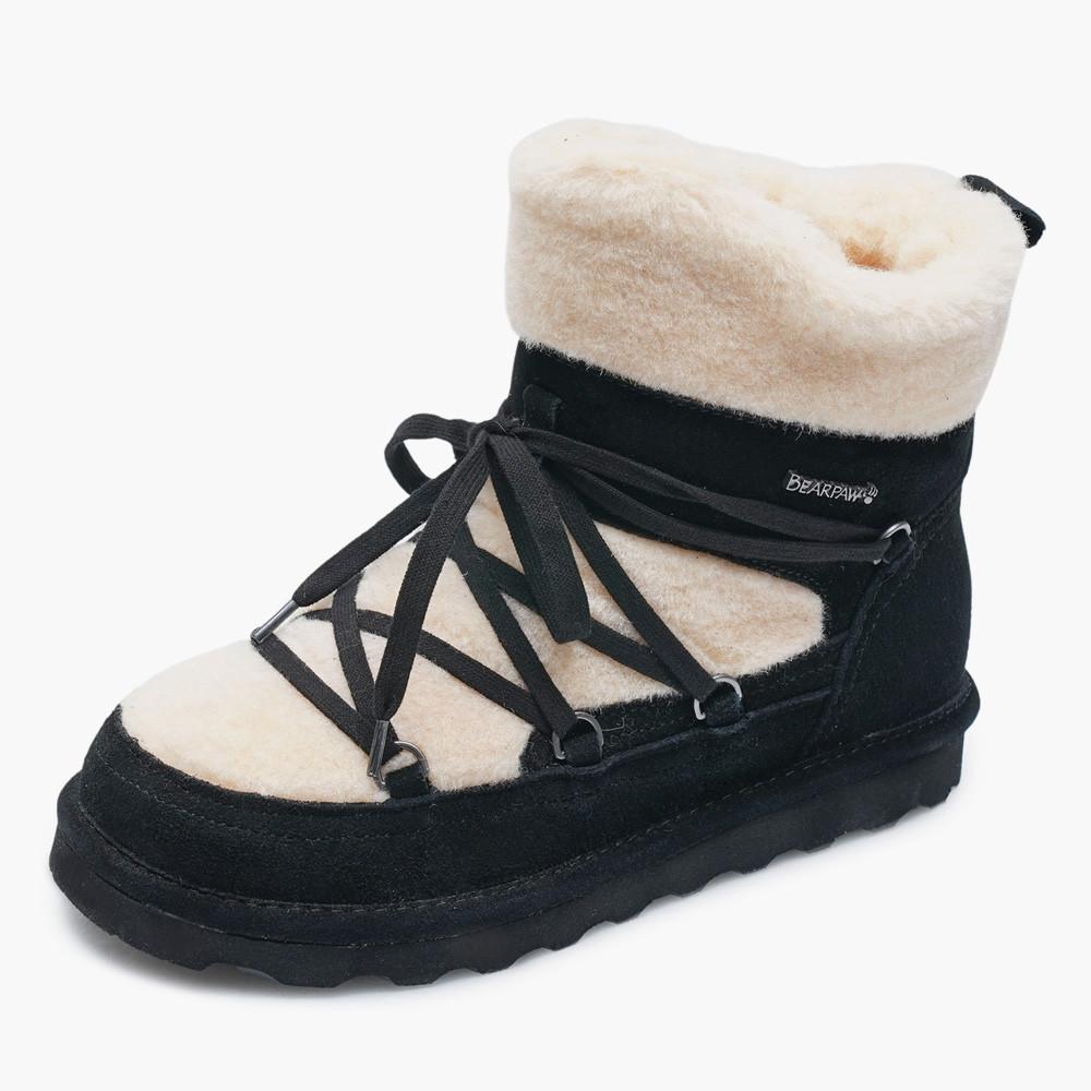 베어파우 ANASTACIA 양털부츠 (블랙) : 베어파우 공식 브랜드스토어