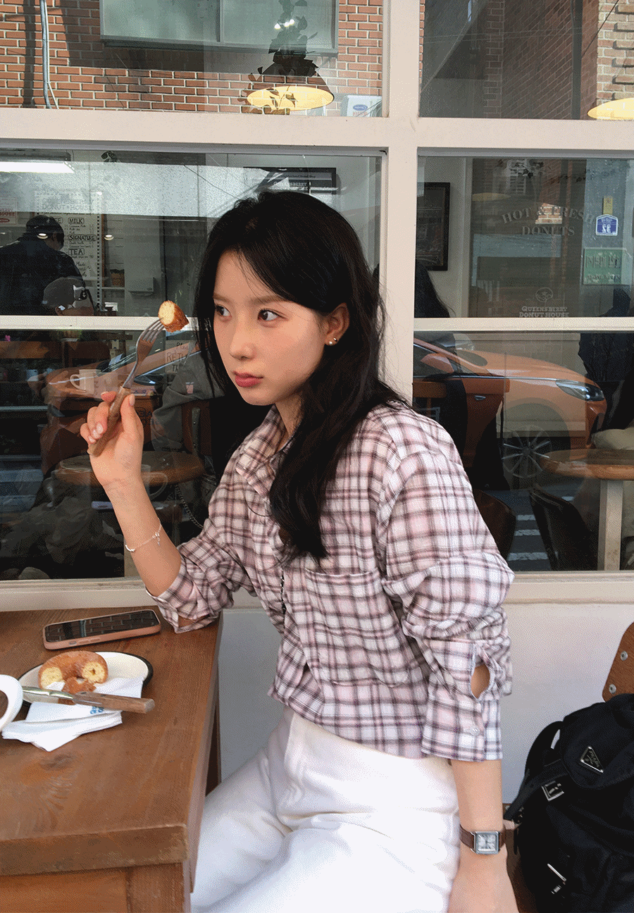 [봄신상] 메이즌 체크 셔츠 2color