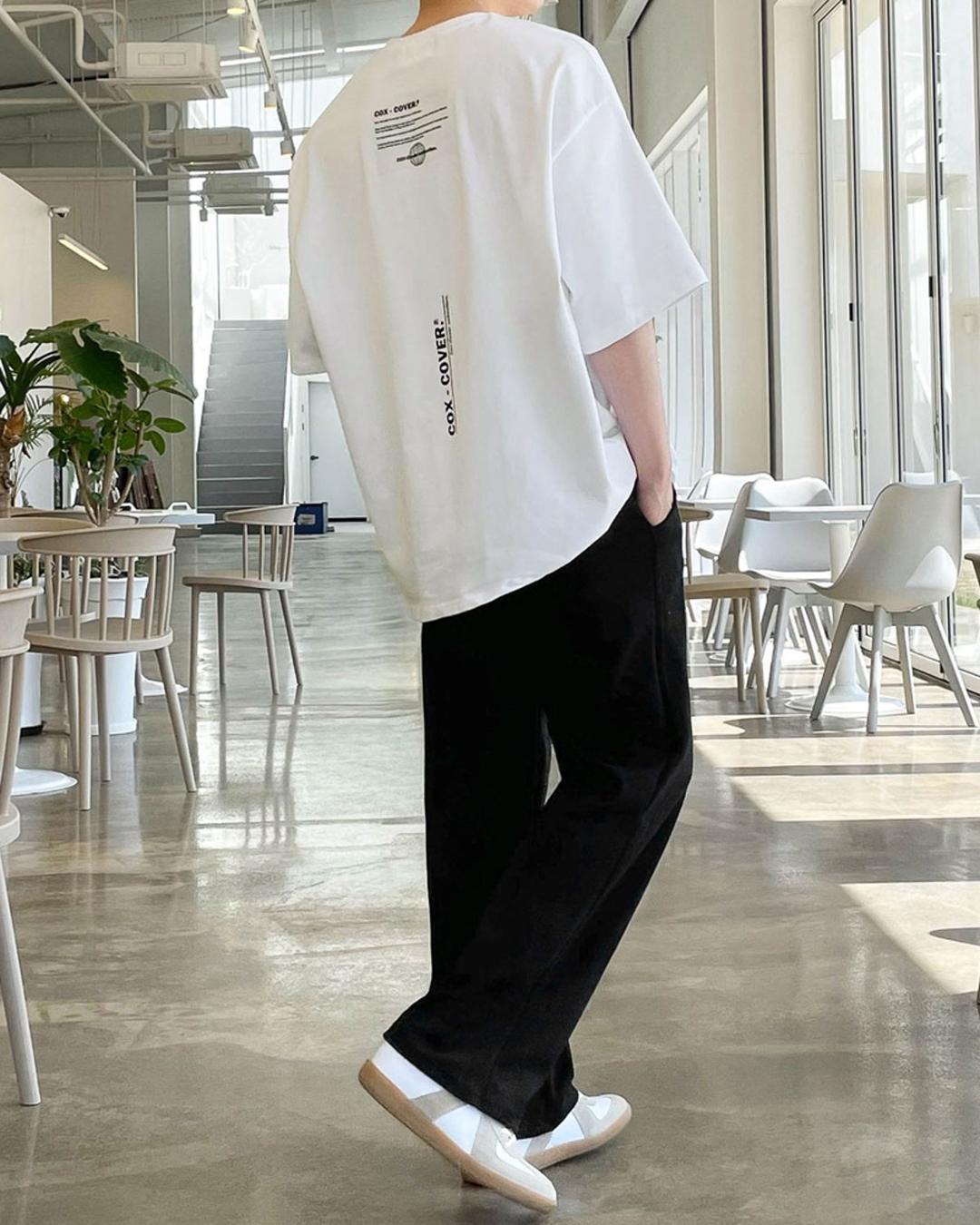 (당일출고) 콕스 커버 박스핏 반팔티