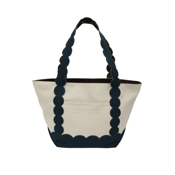 Friends Bag (Ivory& Blue green)