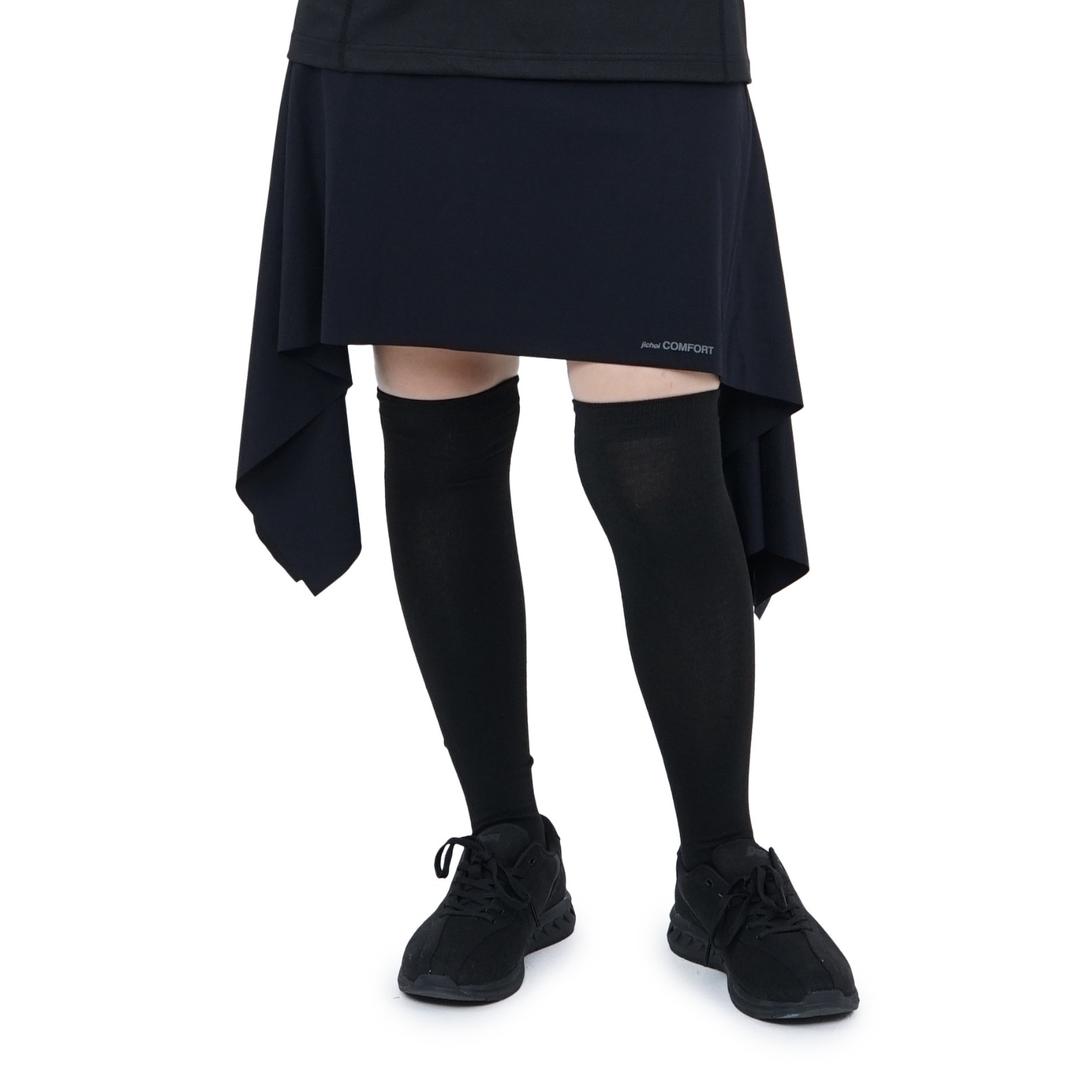 25-003 FLARED  SKIRT (BLACK)