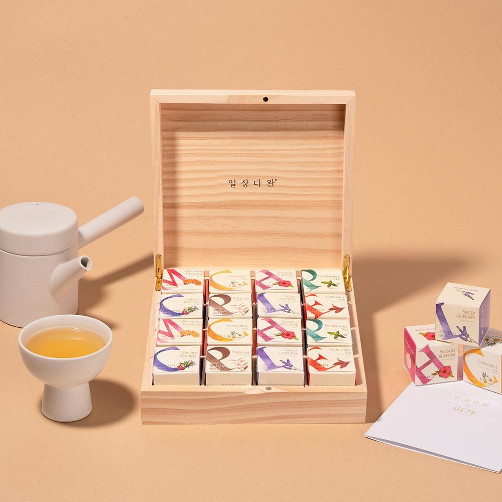 큐브우드 16P 선물세트 +쇼핑백