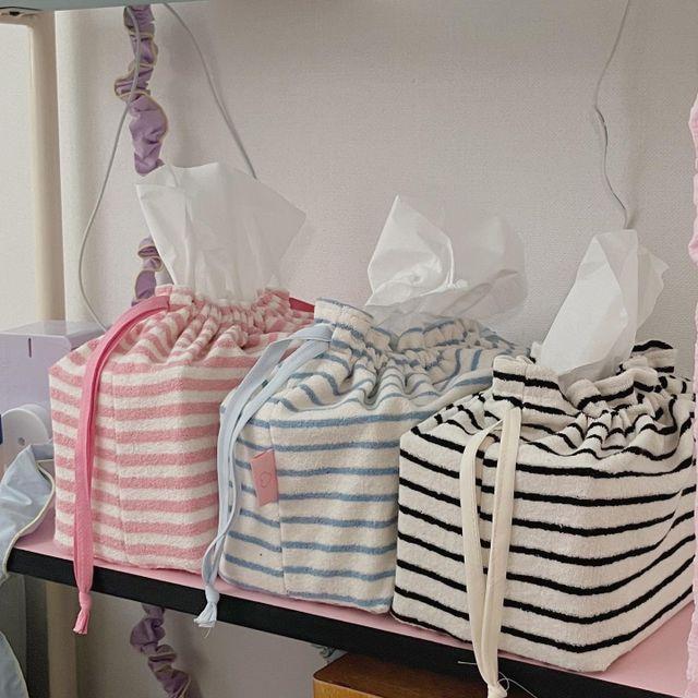 뽀숑 티슈 커버 파우치