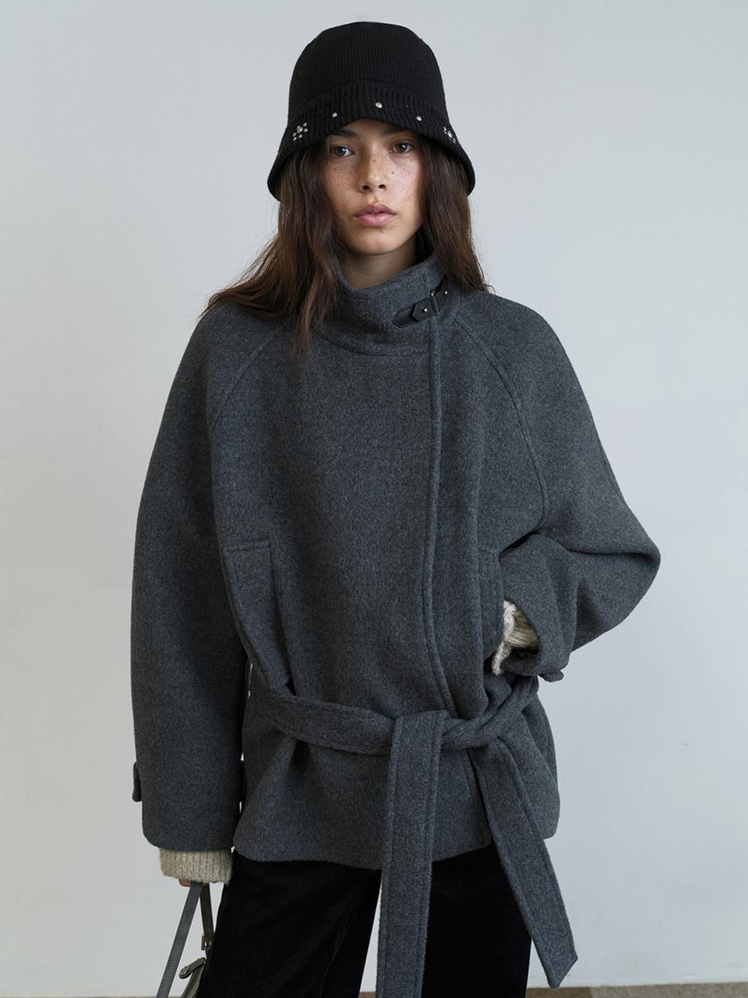 Low-Belted Half Coat VW5WH041_2color