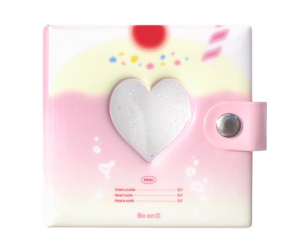 미니 데코포켓 3공 폴라 바인더_체리소다