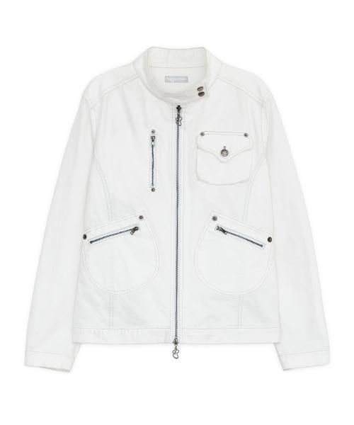 라이더 코튼 자켓 (오프 화이트)