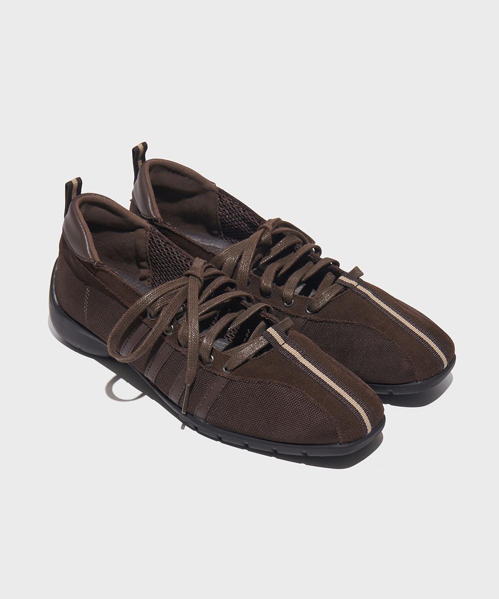 [NEW 10% | 04.09이내 출고] BLISS SUEDE SNEAKERS - CHOCO