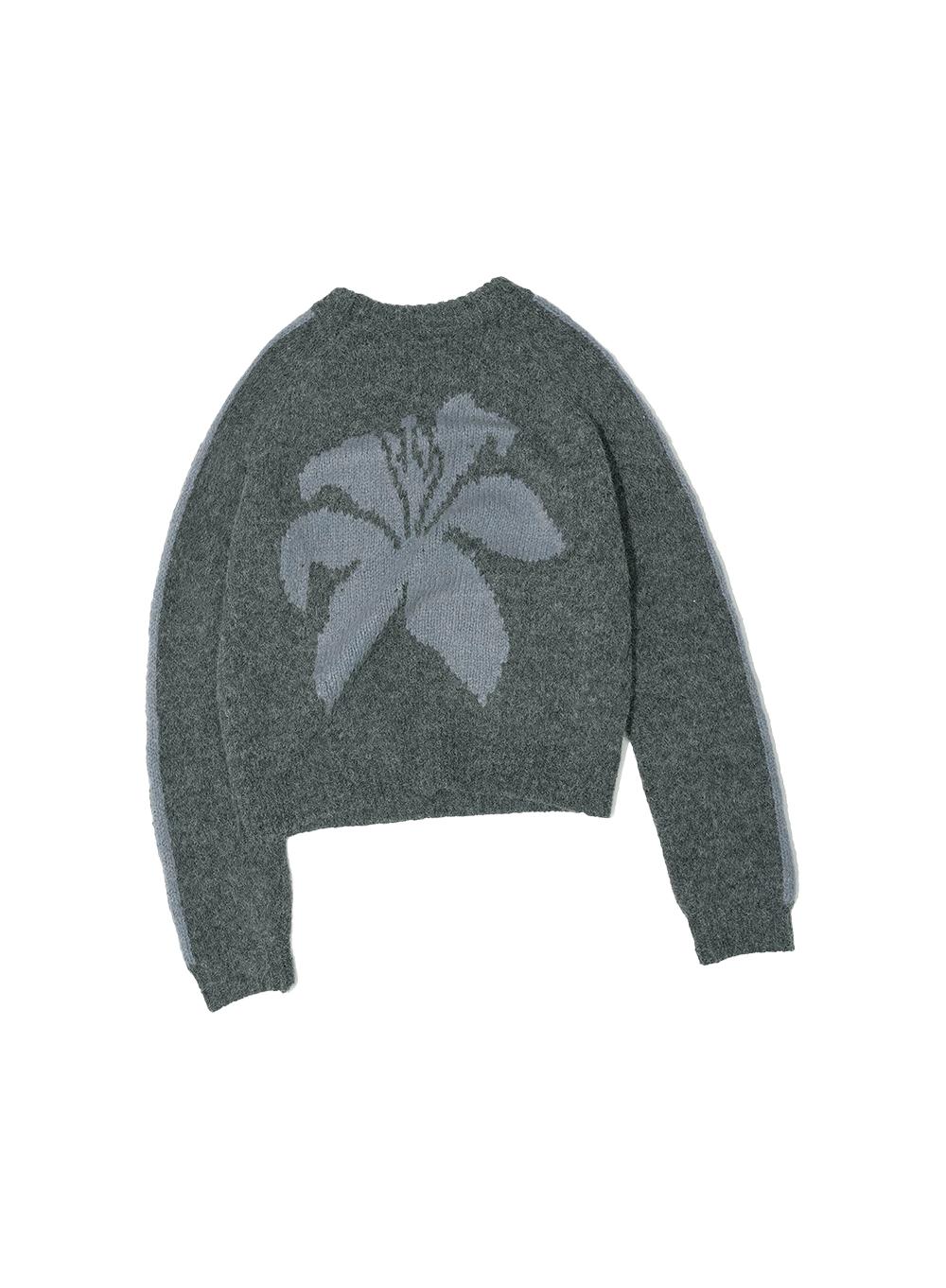 [WOMEN] LILY BOUCLE KNIT SWEATER_CHARCOAL