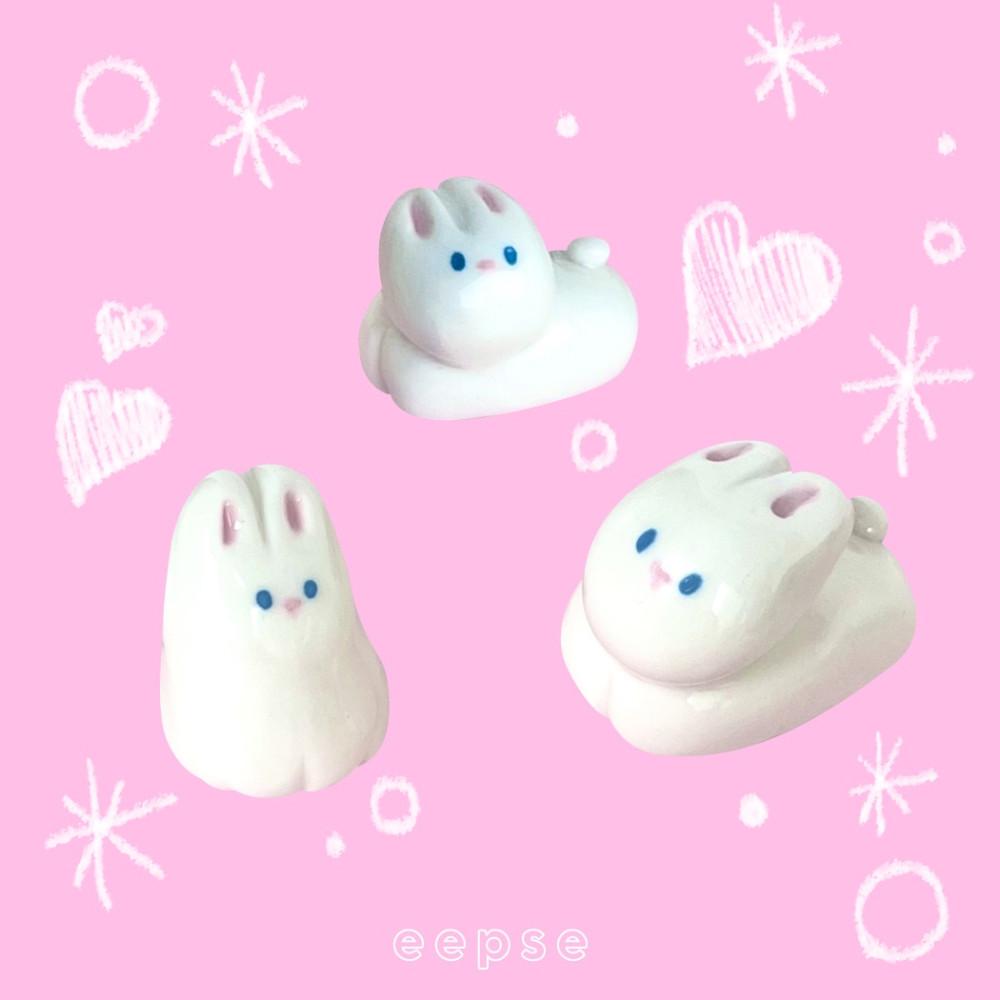 하얀 토끼 White mini rabbit (주문제작 2~3주 소요)