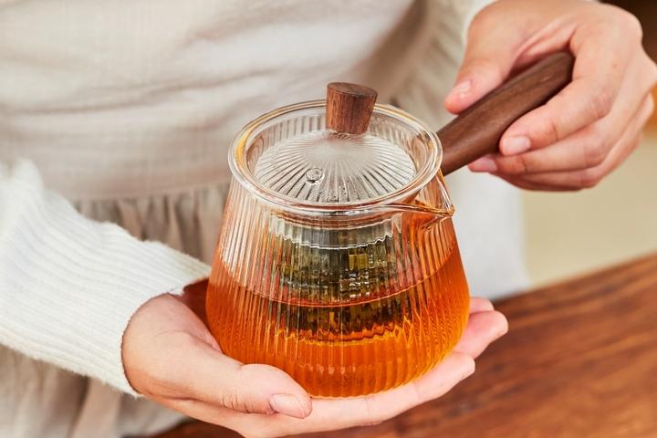 우드핸들 티포트 차주전자 내열유리 티팟 티메이커