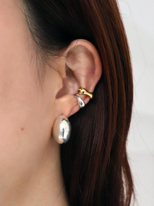 925silver Curve Earcuff / 2color