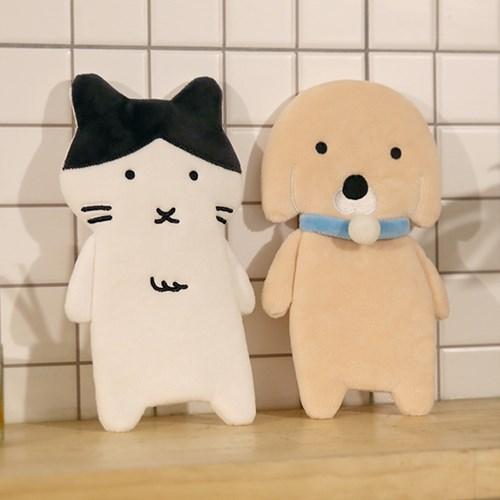 남씨 NAMSEE 고양이 강아지 캐릭터 필통 플랫파우치