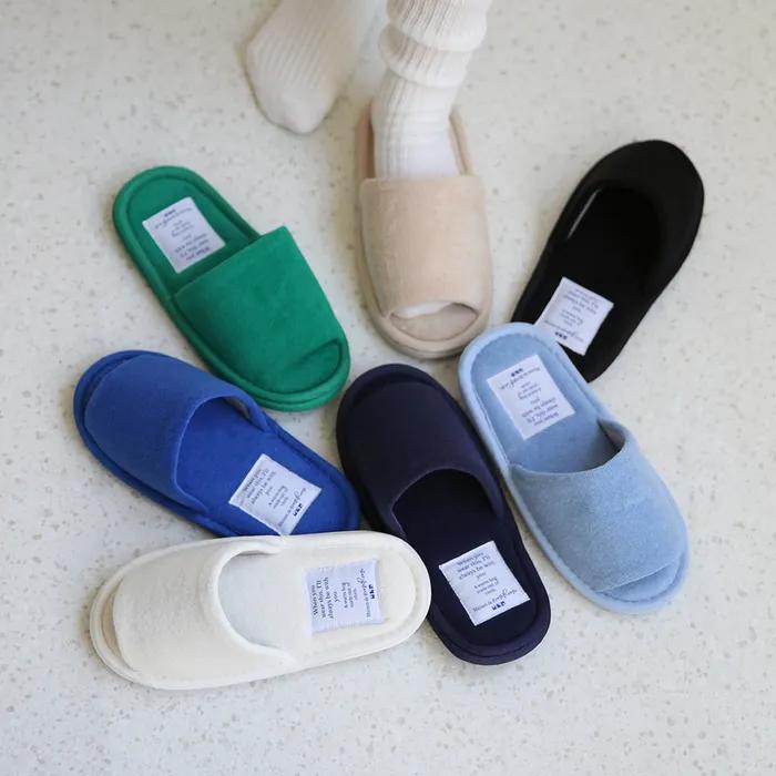 [29CM 단독][선물 옵션] [1+1] 폭신한 층간소음 테리 홈 실내화 7colors