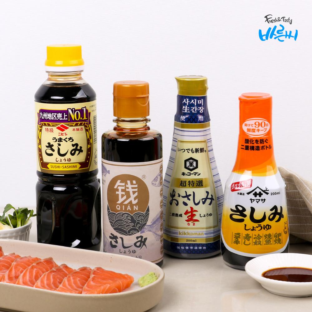 회간장 4종 - 니비시 치엔 야마사 기꼬만 사시미간장