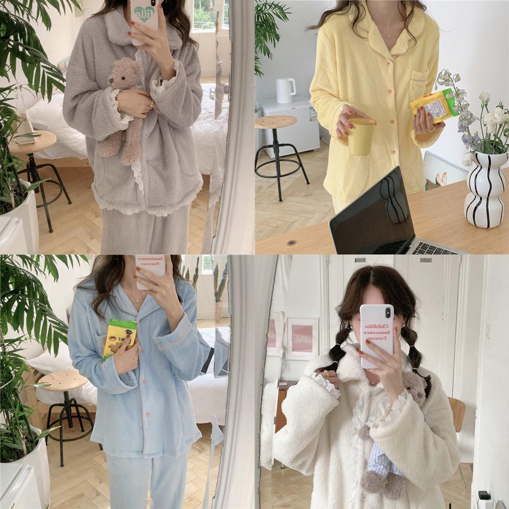 [빠른배송] 겨울잠옷, 수면잠옷, 면잠옷, 커플잠옷, 홈웨어원피스,파자마파티