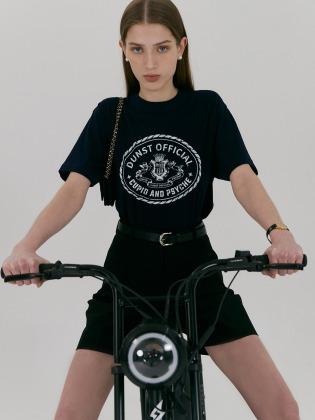 UNISEX CUPID CAMPUS T-SHIRT FRENCH NAVY_UDTS2B121N2