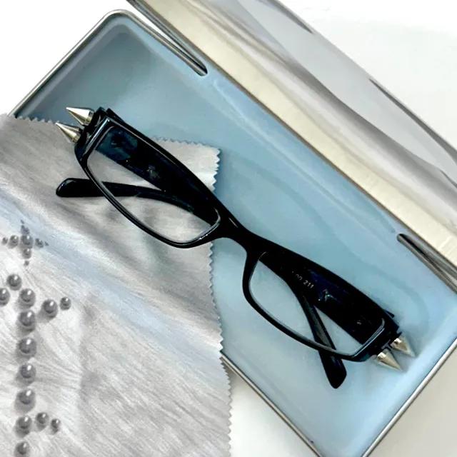 💀한정수량판매☠️ stud glasses 안경 긱시크 스터드 락시크 안경테 뿔테