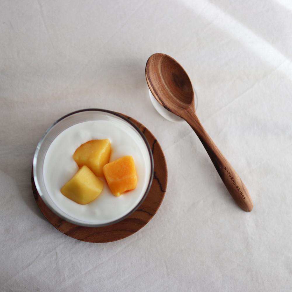 티크우드 요거트 스푼