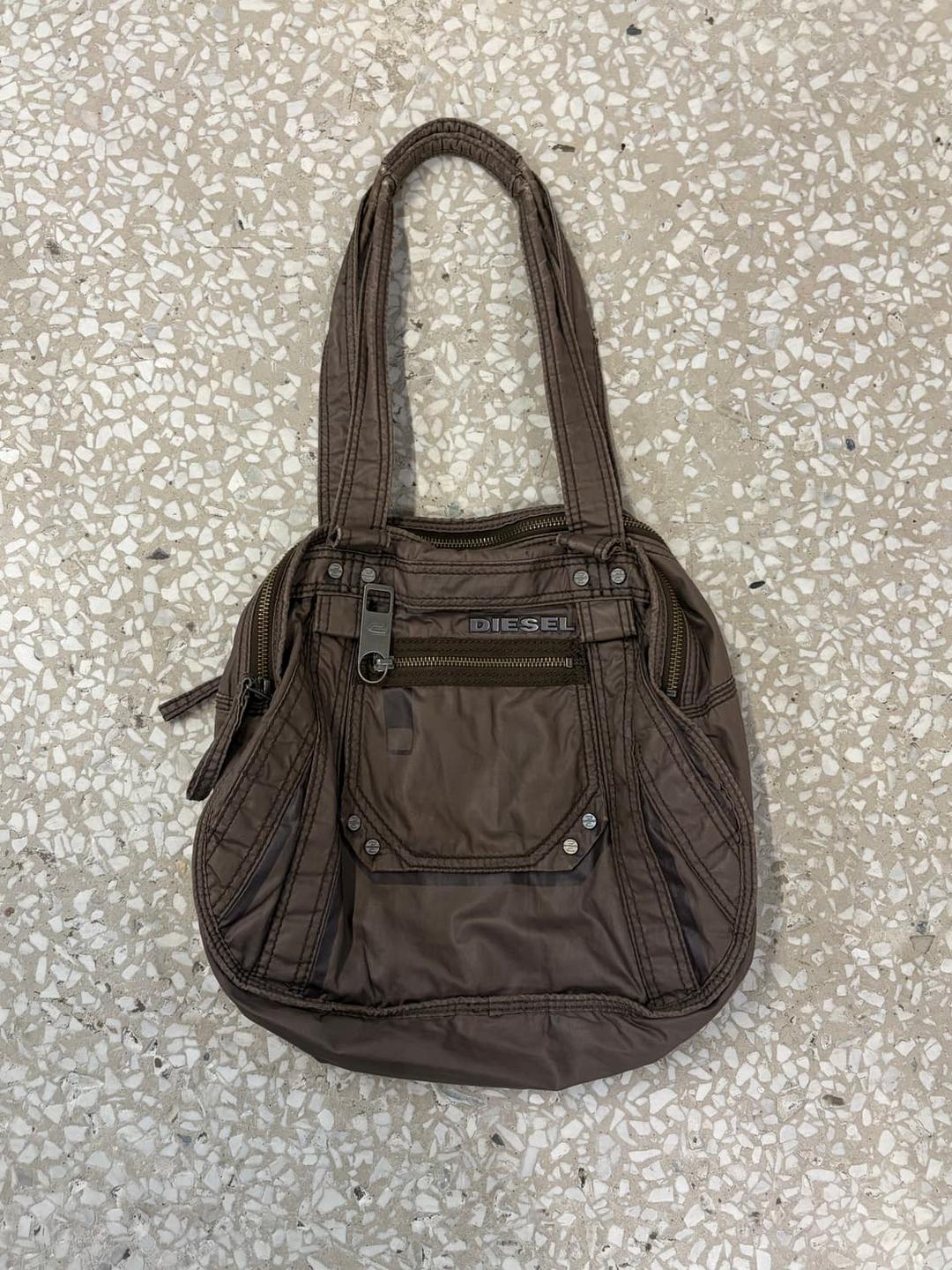 Diesel multi pocket shoulder bag brown  | 후루츠패밀리