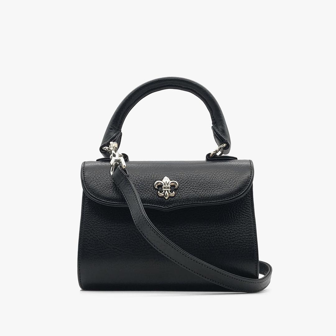 Chrome Hearts Doc Adams Silver Fleur Cross Body Bag