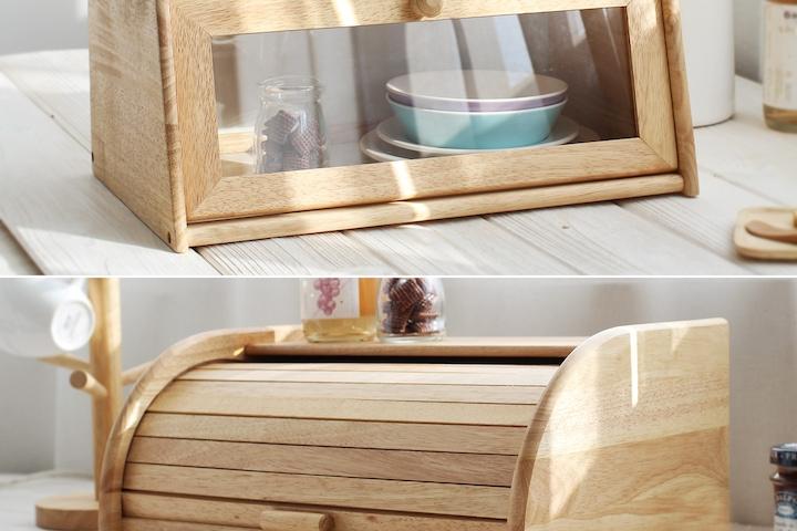 우드 브레드박스/빵케이스/다용도 보관함 4종