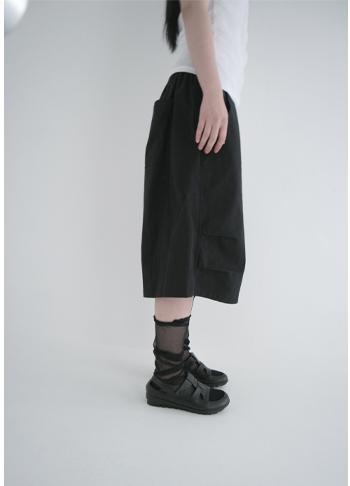 pintuck banding bermuda pants (2c)