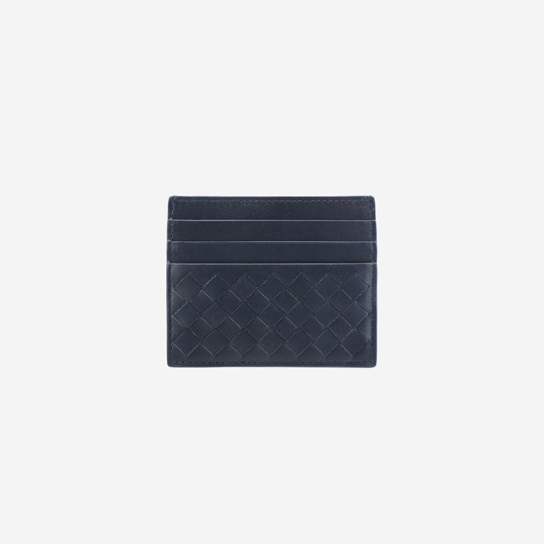 Bottega Veneta Credit Card Case Navy