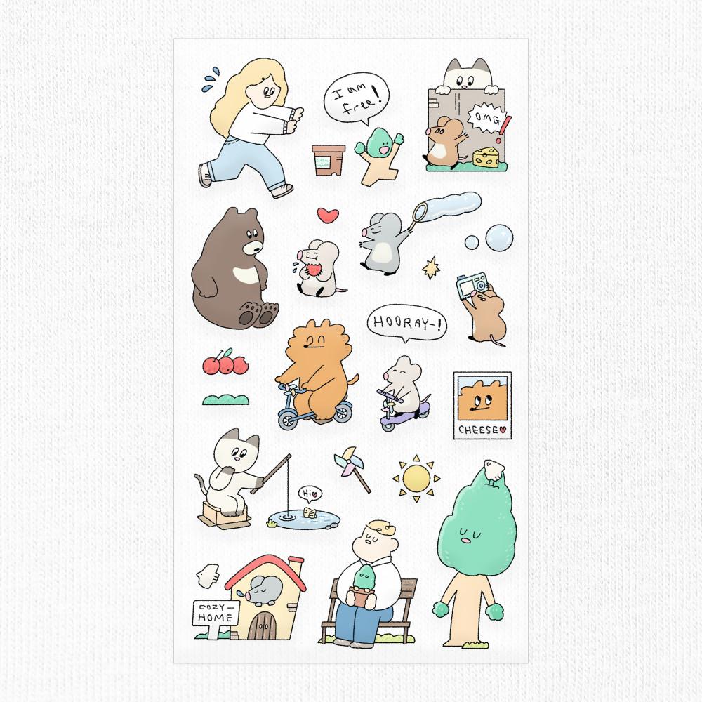 [돌콩블루] 어쩌면 일상 1 스티커