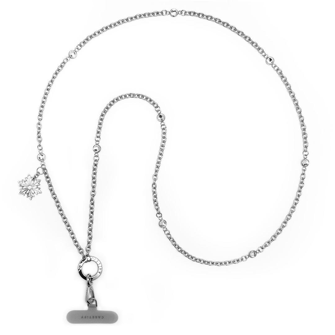 Frozen Metal Rhinestone Cross-body Strap