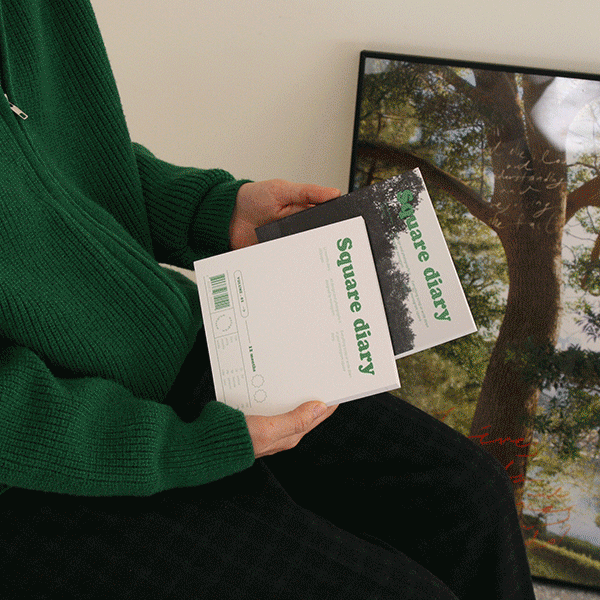 monogram square diary (만년형)