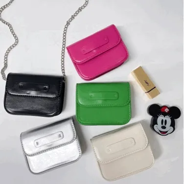 미니 플랩 푸딩 체인 크로스백