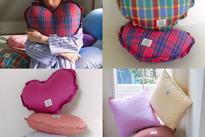 쉐누아파리 시그니처 포인트 쿠션커버/쿠션솜 모음전