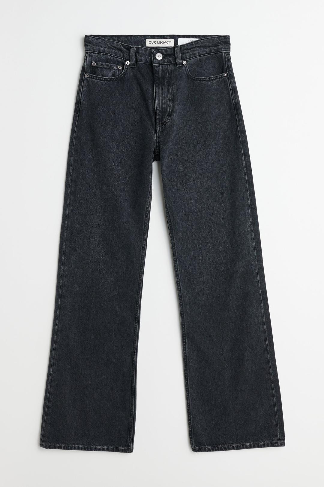 Boot Cut Washed Black Denim