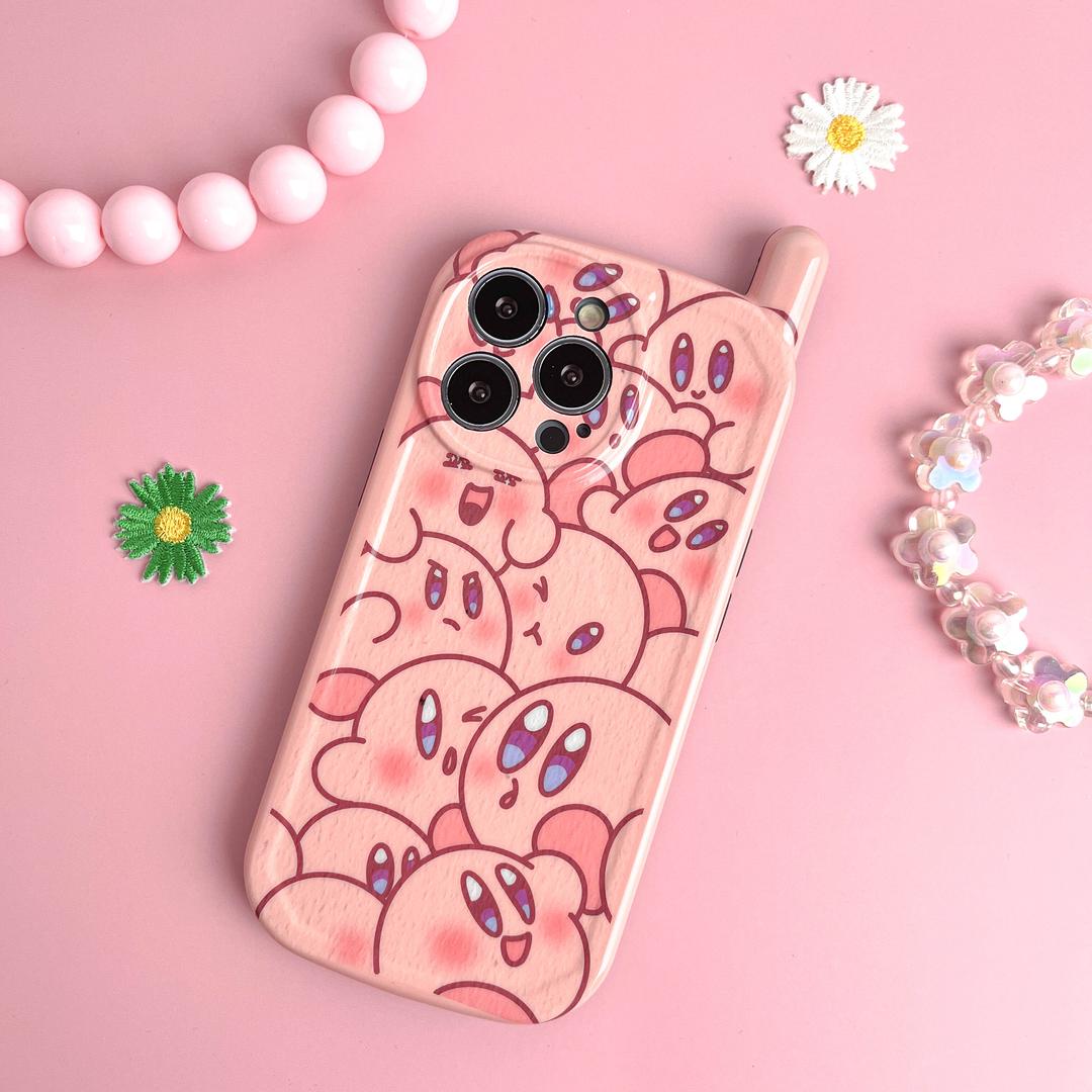 아이폰13 프로 케이스 레트로 안테나 별의커비