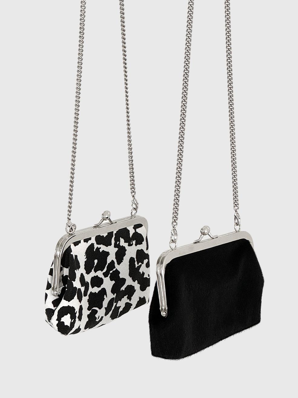 실버 체인 프레임백