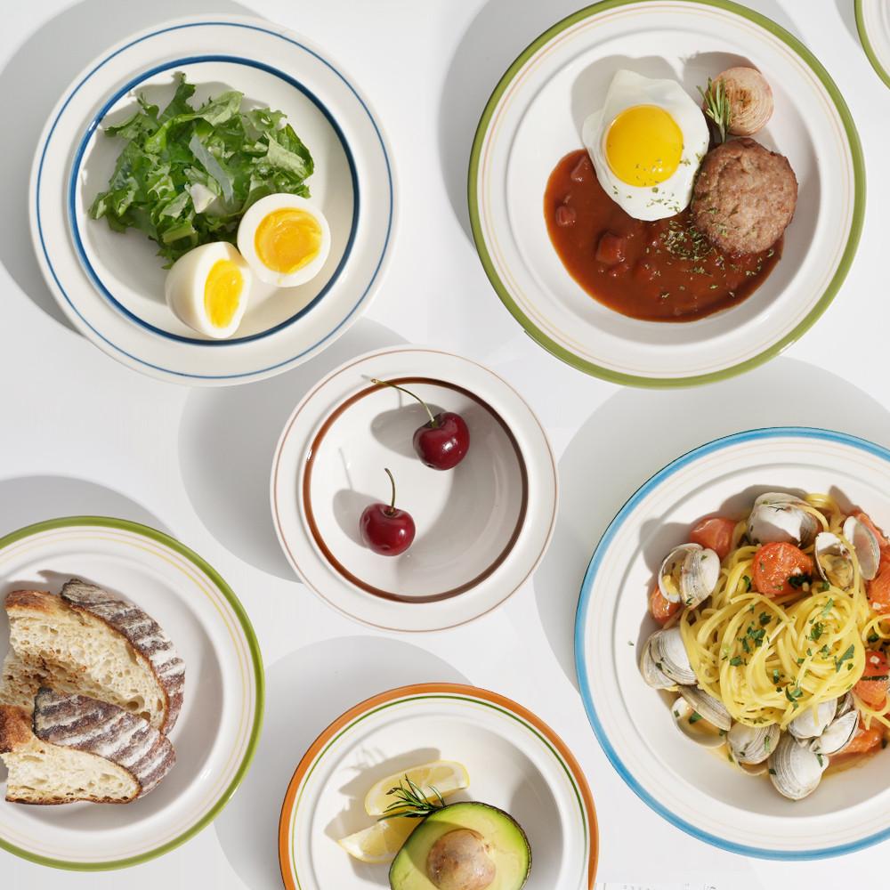 시라쿠스 접시 메이플 빈티지 디저트 카페 플레이트 브런치 파스타 그릇