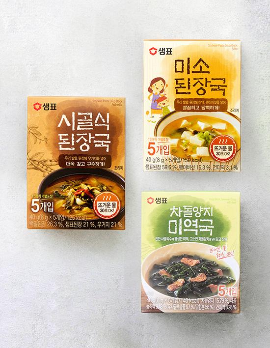 [샘표] 간편 블럭국 4종 (택1)