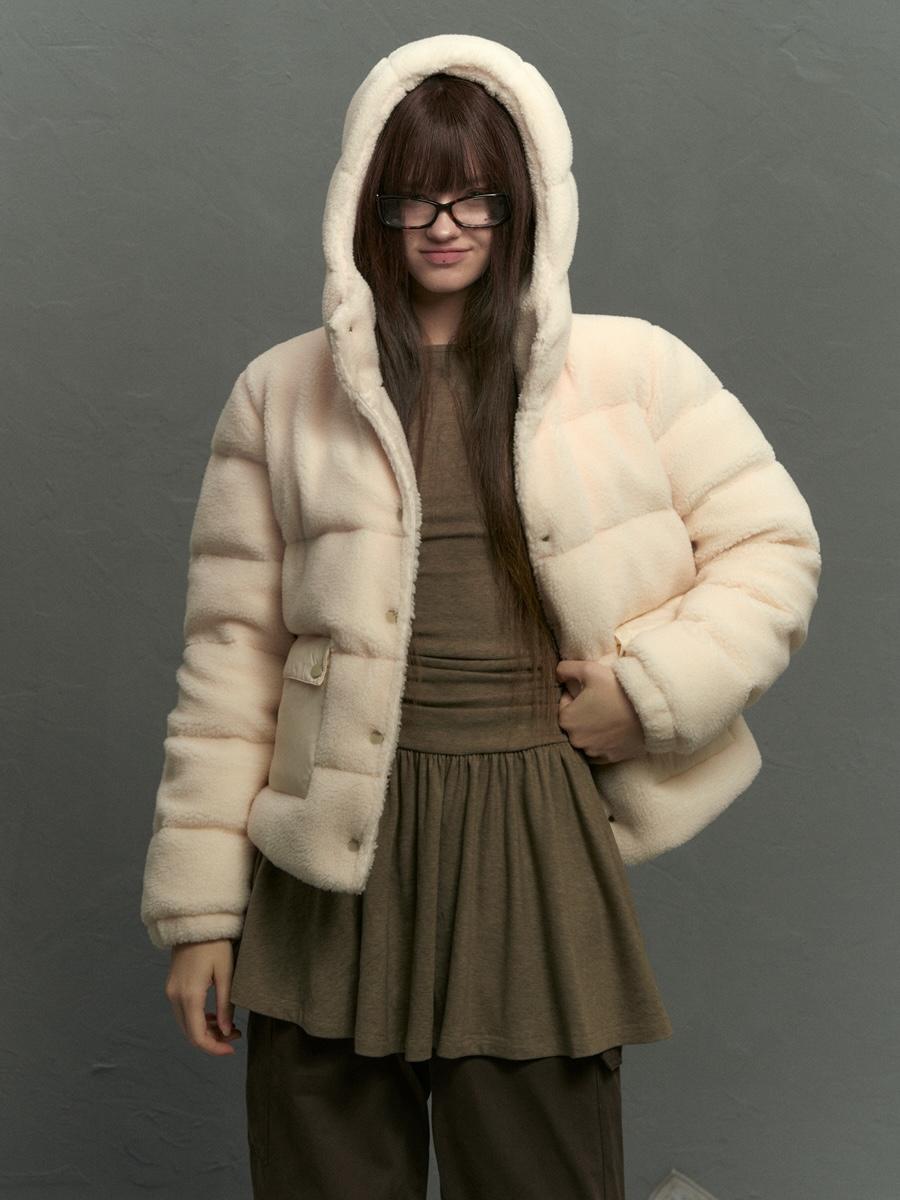 NECY STUDIO Cloud Puff Fleece Jacket