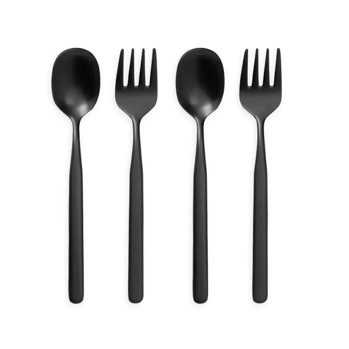 호랑 커트러리 미니 2인 세트 블랙에디션