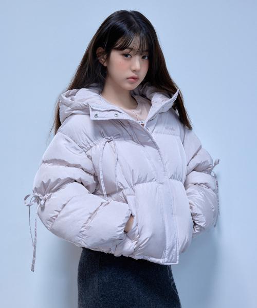 RIBBON DOWN SHORT PADDING LAVENDER