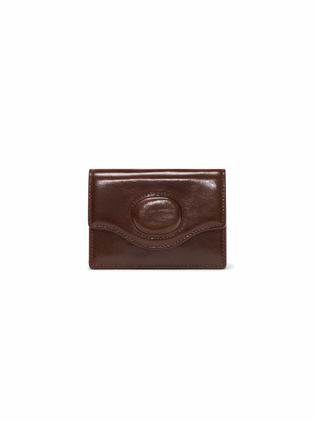 EGGSHELL CARD WALLET_DARK BROWN [3/17일 재입고 예약배송]