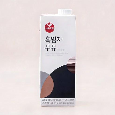 서울우유 흑임자 우유, 750ml, 1개 - 우유 | 쿠팡