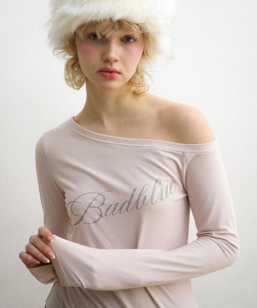 배드블루(BADBLUE)  Off Shoulder Top Pink - 사이즈 & 후기 | 무신사